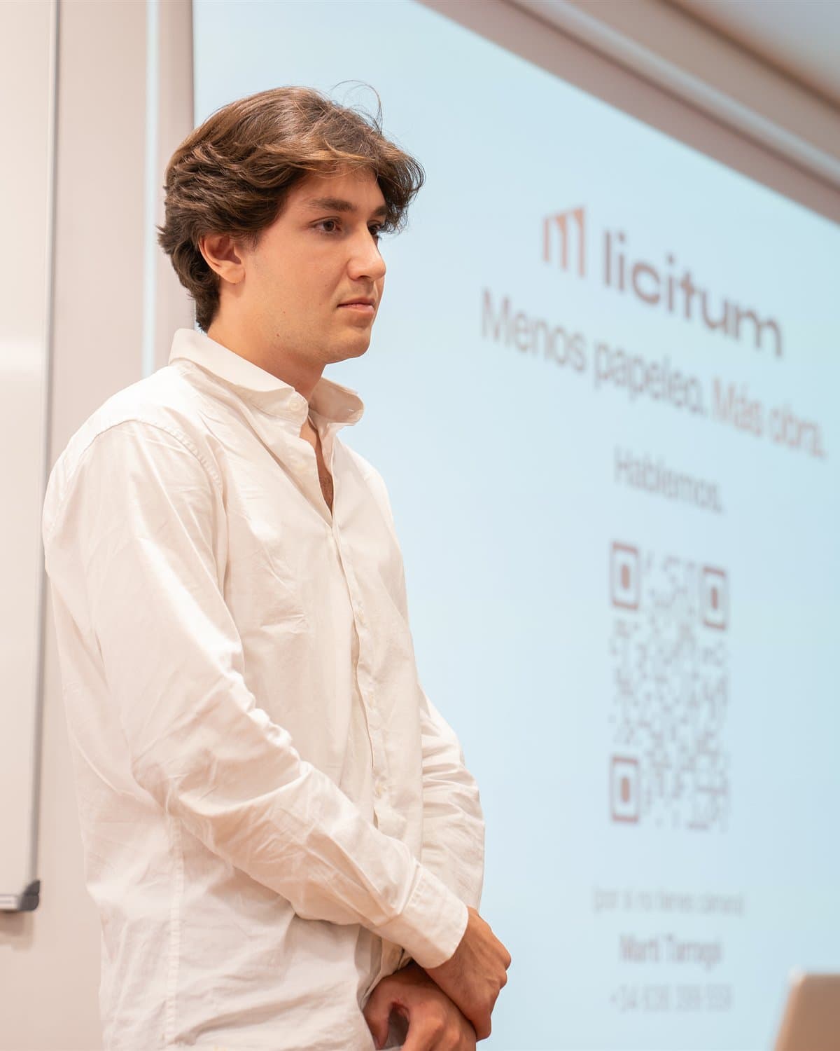 Martí Tarragó presentant Licitum
